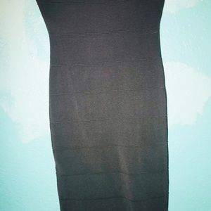 Express Gray Bandage Dress